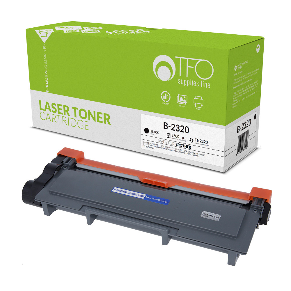 TN2320 Toner Per Brother HL-L2300,DCP-L2500,MFC-L2700 -2.6k